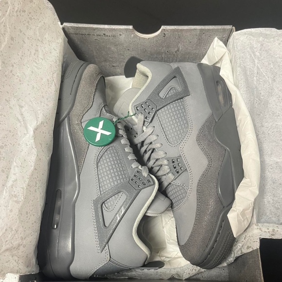 Wet cement Jordan 4s #vintage #fashion